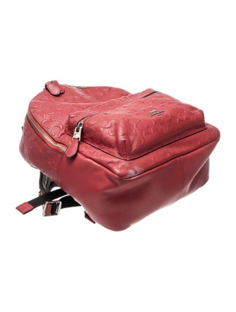 Coach Leather Backpack
