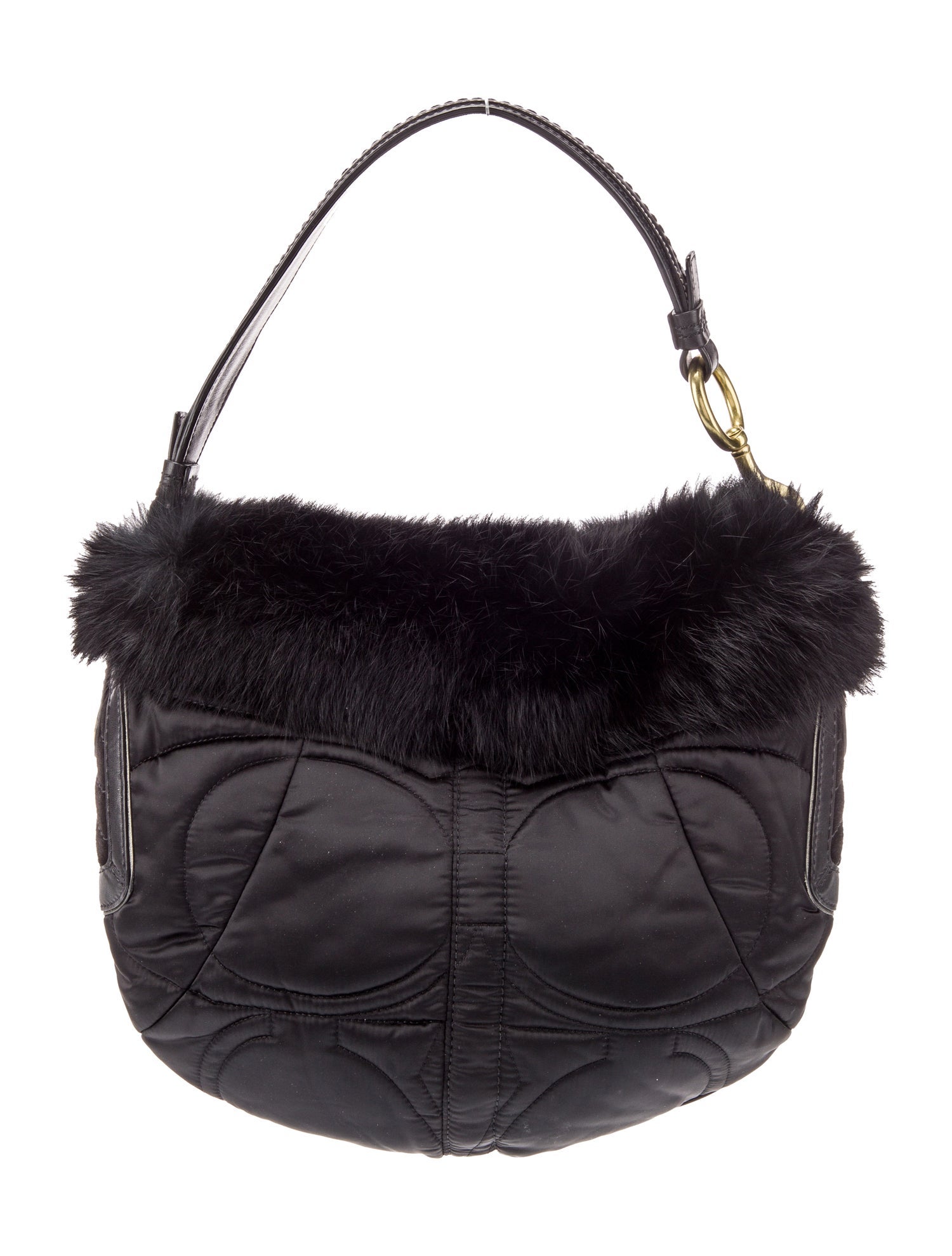 Coach Satin Top Handle Bag