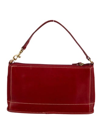 Coach Leather Top Handle Bag