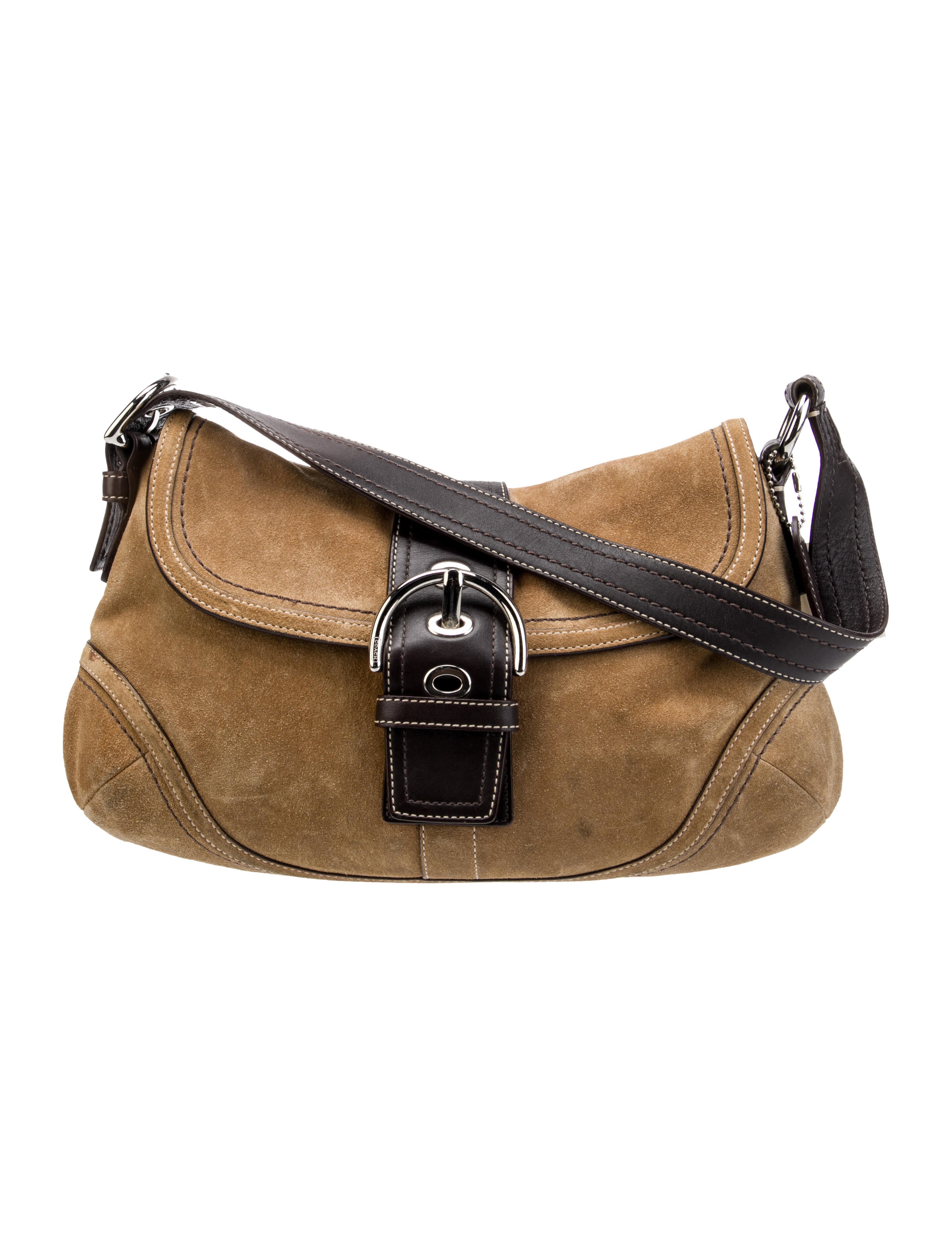Coach Suede Shoulder Bag