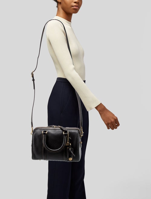 Coach Leather Top Handle Bag