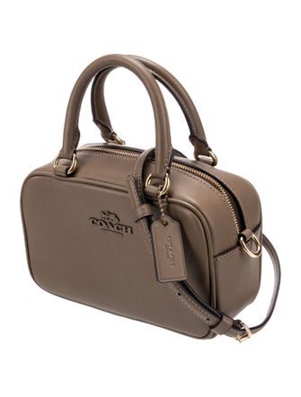 Coach Leather Top Handle Bag