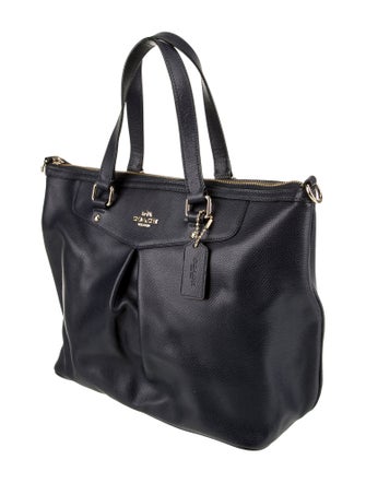 Coach Leather Top Handle Bag