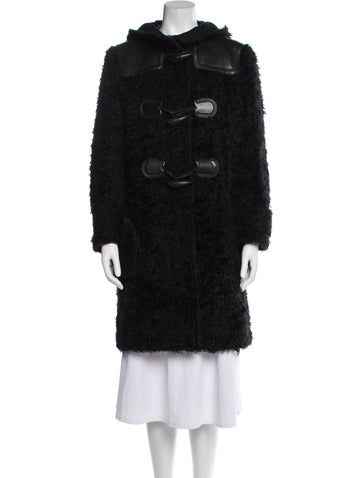 Coach Coats Mohair Faux Fur Coat S