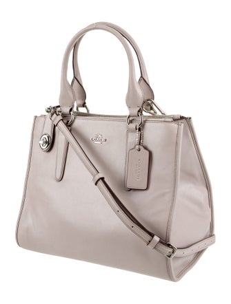 Coach Leather Top Handle Bag