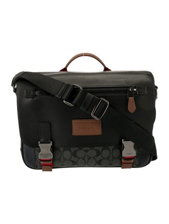 Coach Leather Messenger Bag