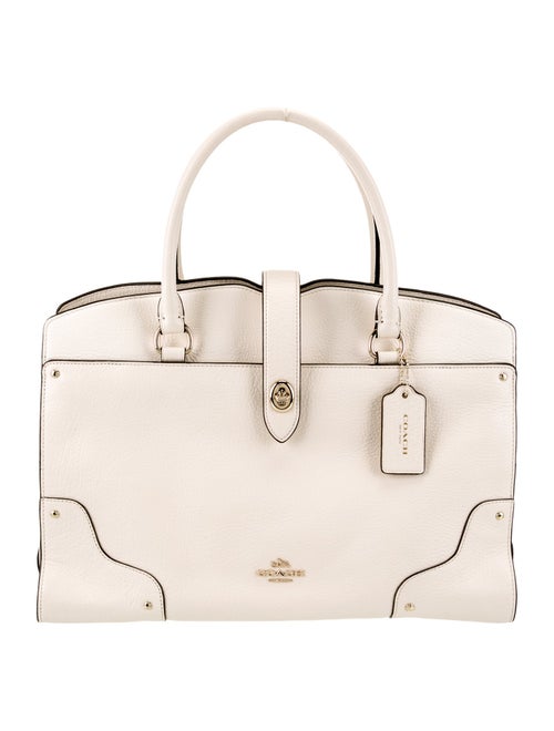 Coach Leather Top Handle Bag