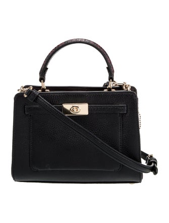 Coach Leather Top Handle Bag