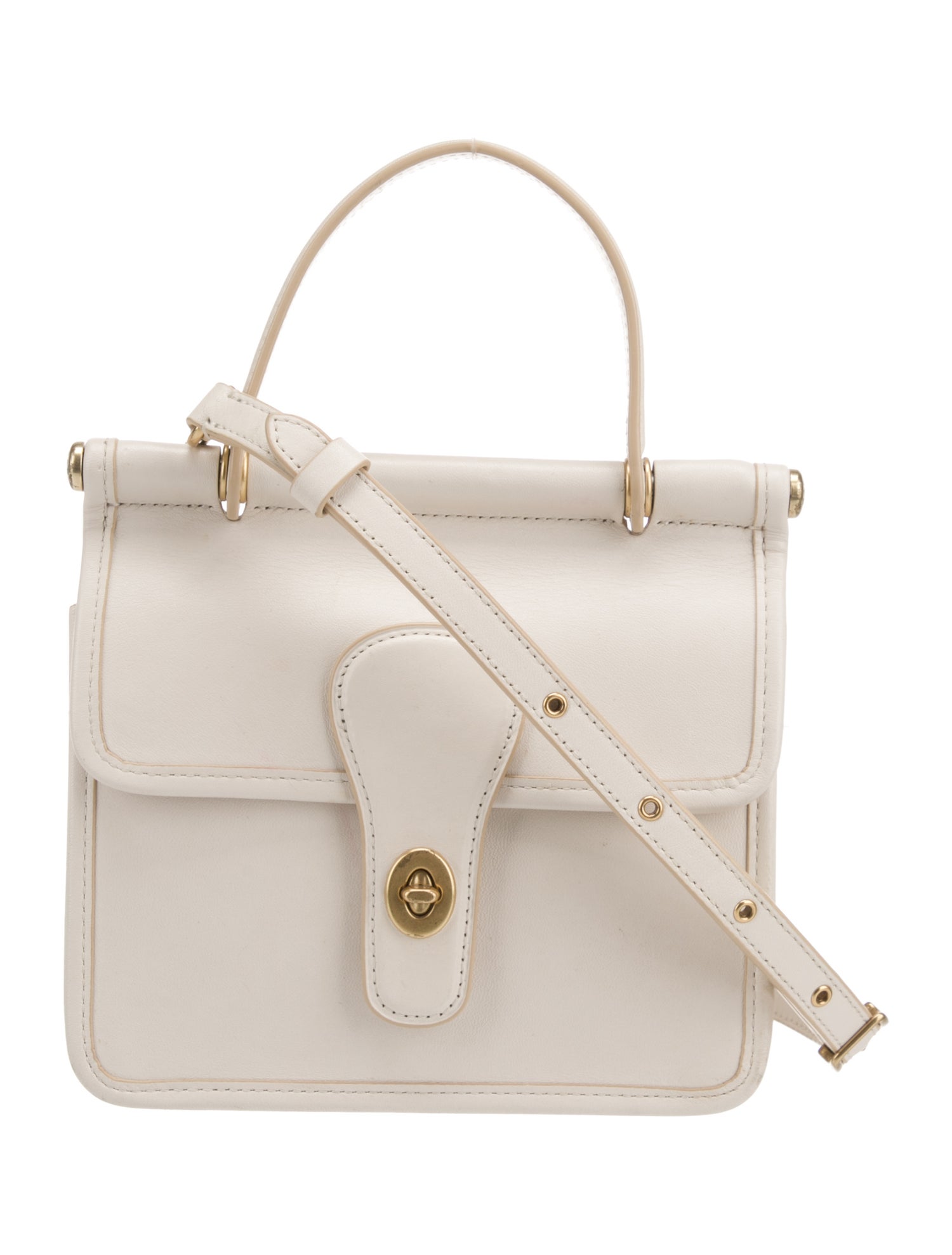 Coach Leather Top Handle Bag