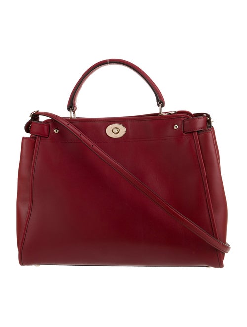 Coach Leather Prada Galleria Double Zip