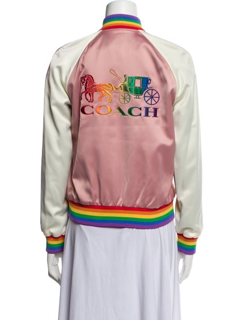 Coach Striped Bomber Jacket