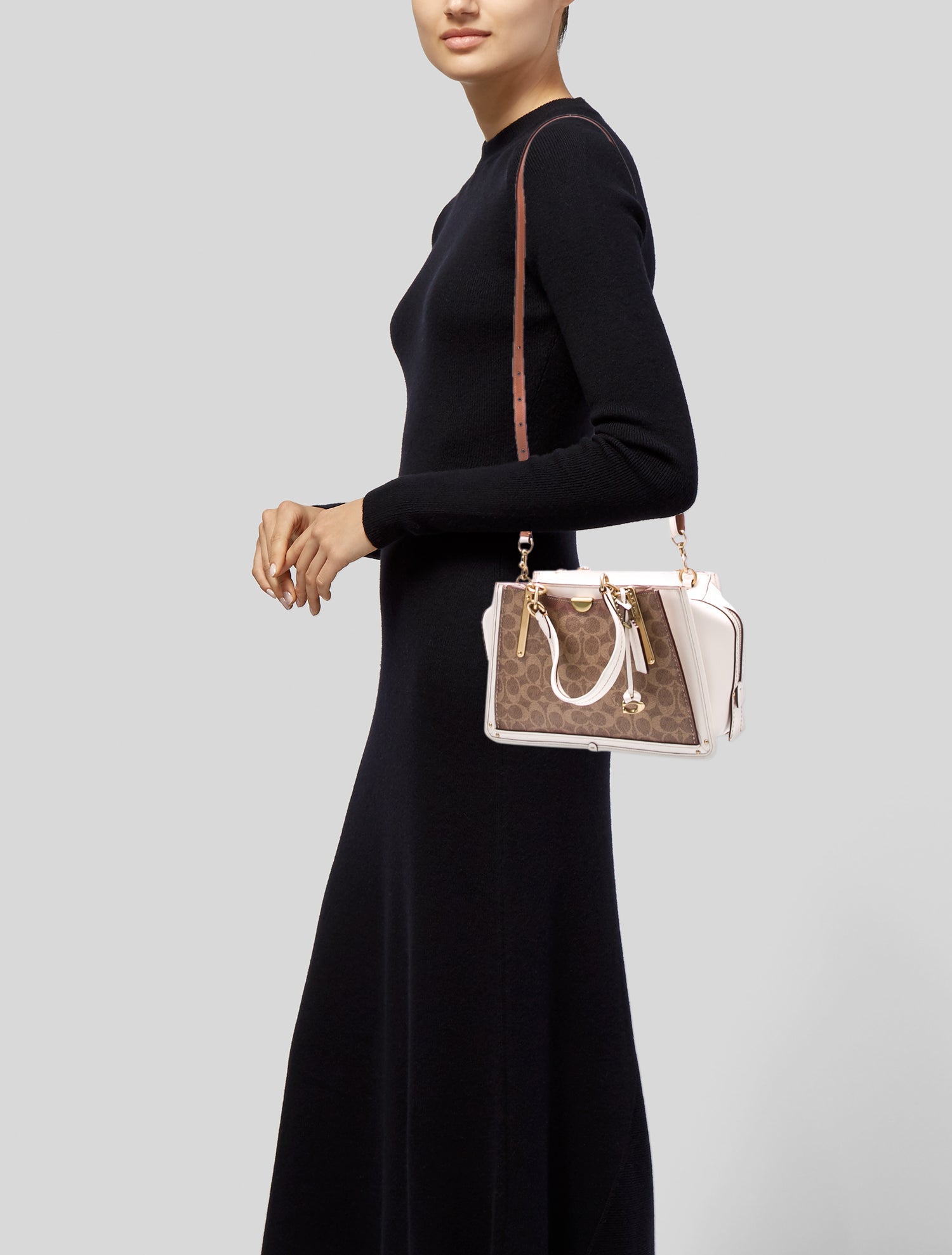 Coach Leather Shoulder Bag