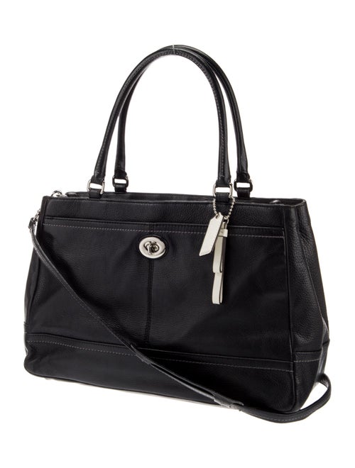 Coach Leather Top Handle Bag