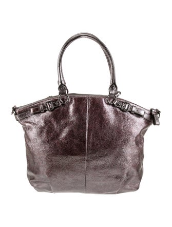 Coach Leather Top Handle Bag