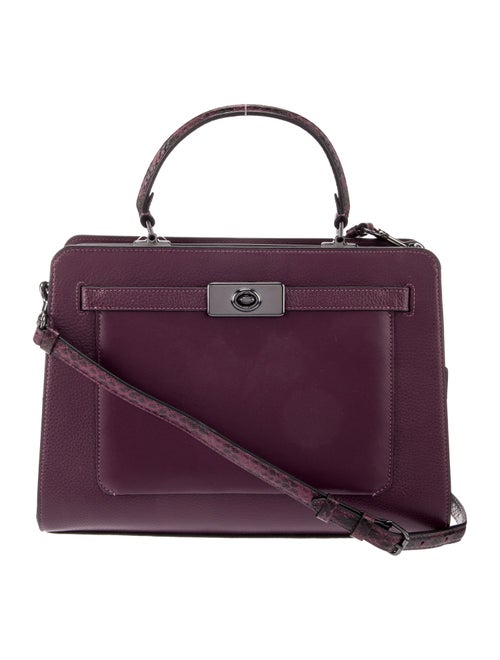 Coach Leather Top Handle Bag
