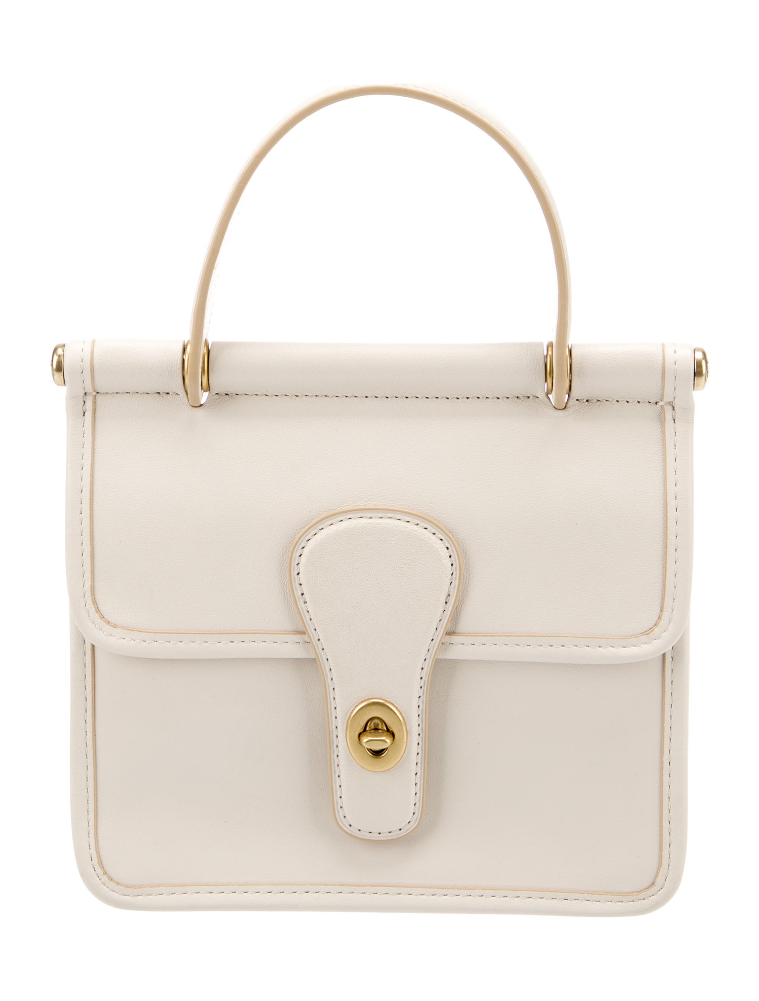 Coach Leather Top Handle Bag