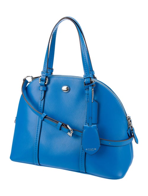 Coach Saffiano Leather Top Handle Bag