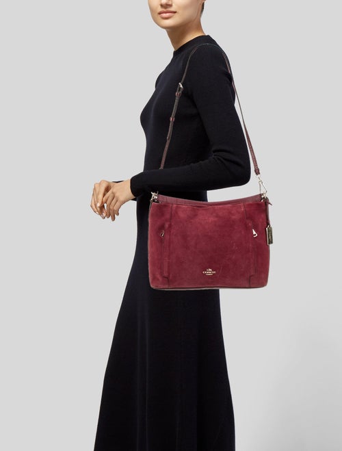 Coach Suede Top Handle Bag