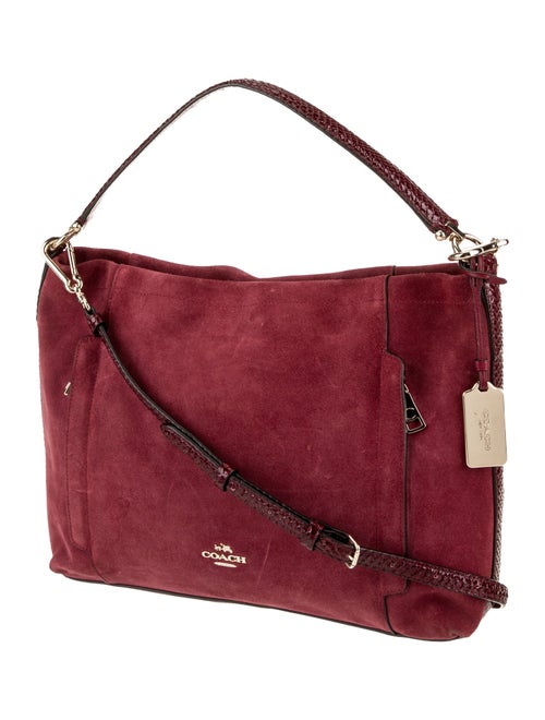 Coach Suede Top Handle Bag