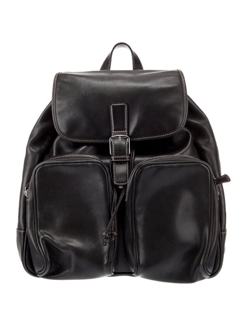 Coach Leather Backpack