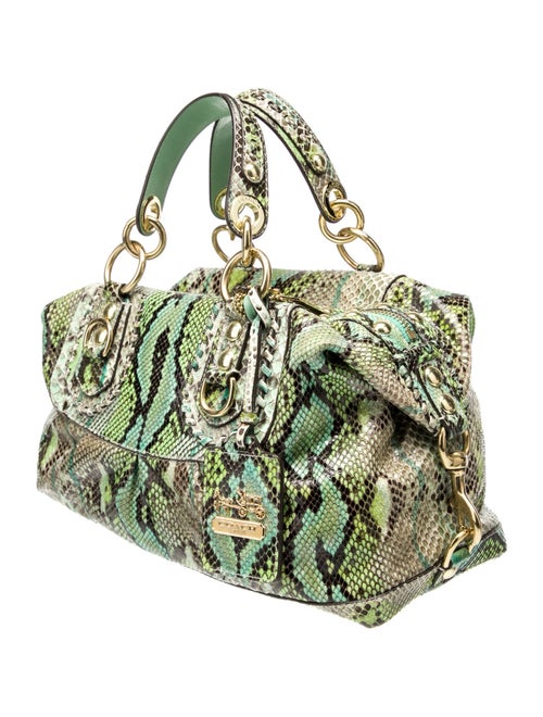 Coach Leather Weekender Bag