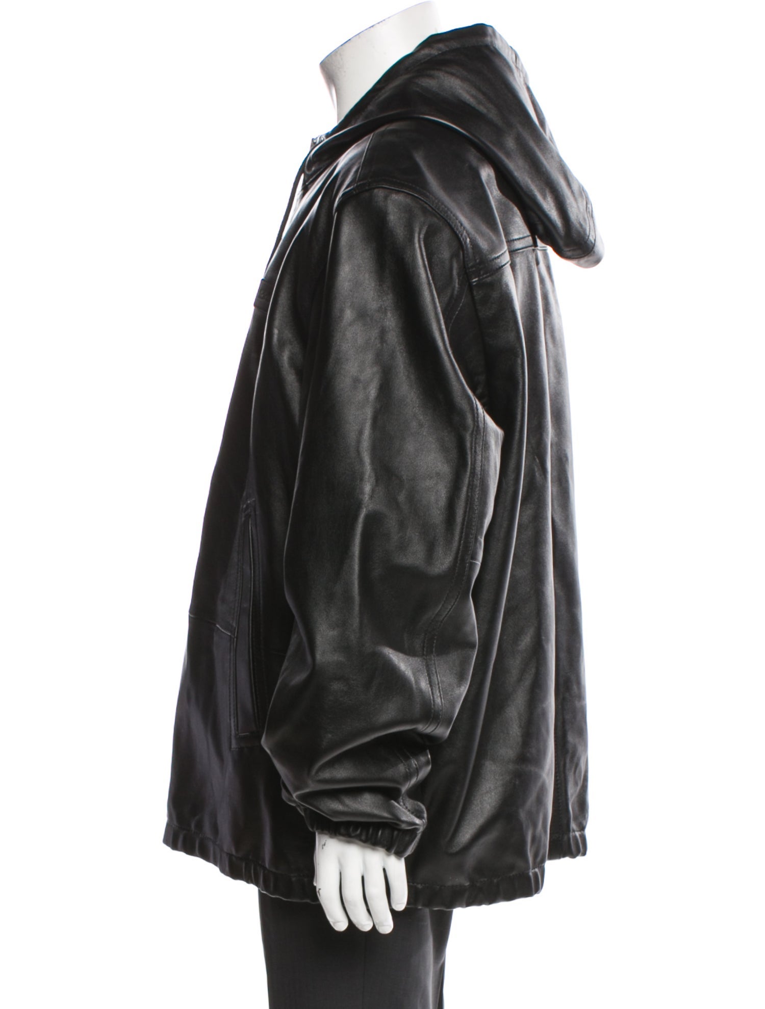 Coach Lamb Leather Parka