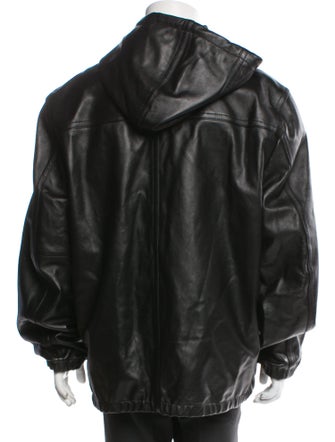 Coach Lamb Leather Parka