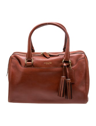 Coach Leather Top Handle Bag