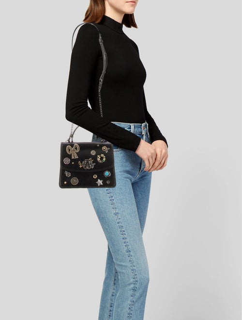 Coach Leather Top Handle Bag