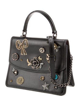 Coach Leather Top Handle Bag