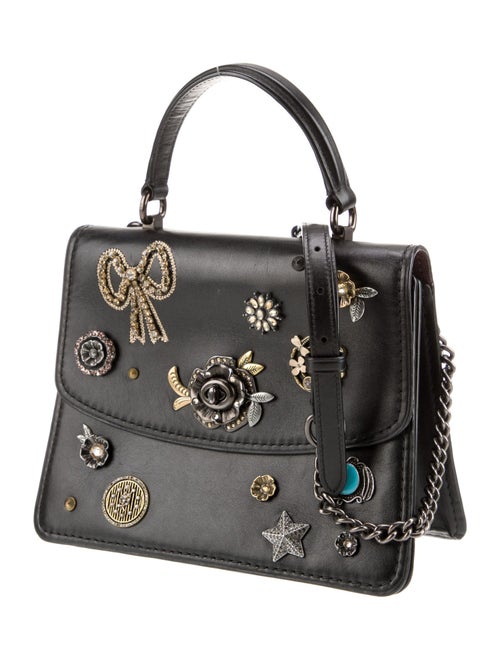 Coach Leather Top Handle Bag