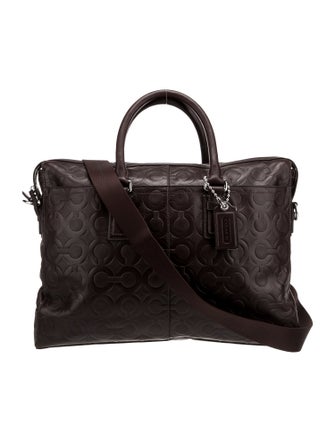 Coach Leather Portfolio