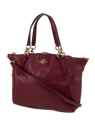 Coach Leather Top Handle Bag