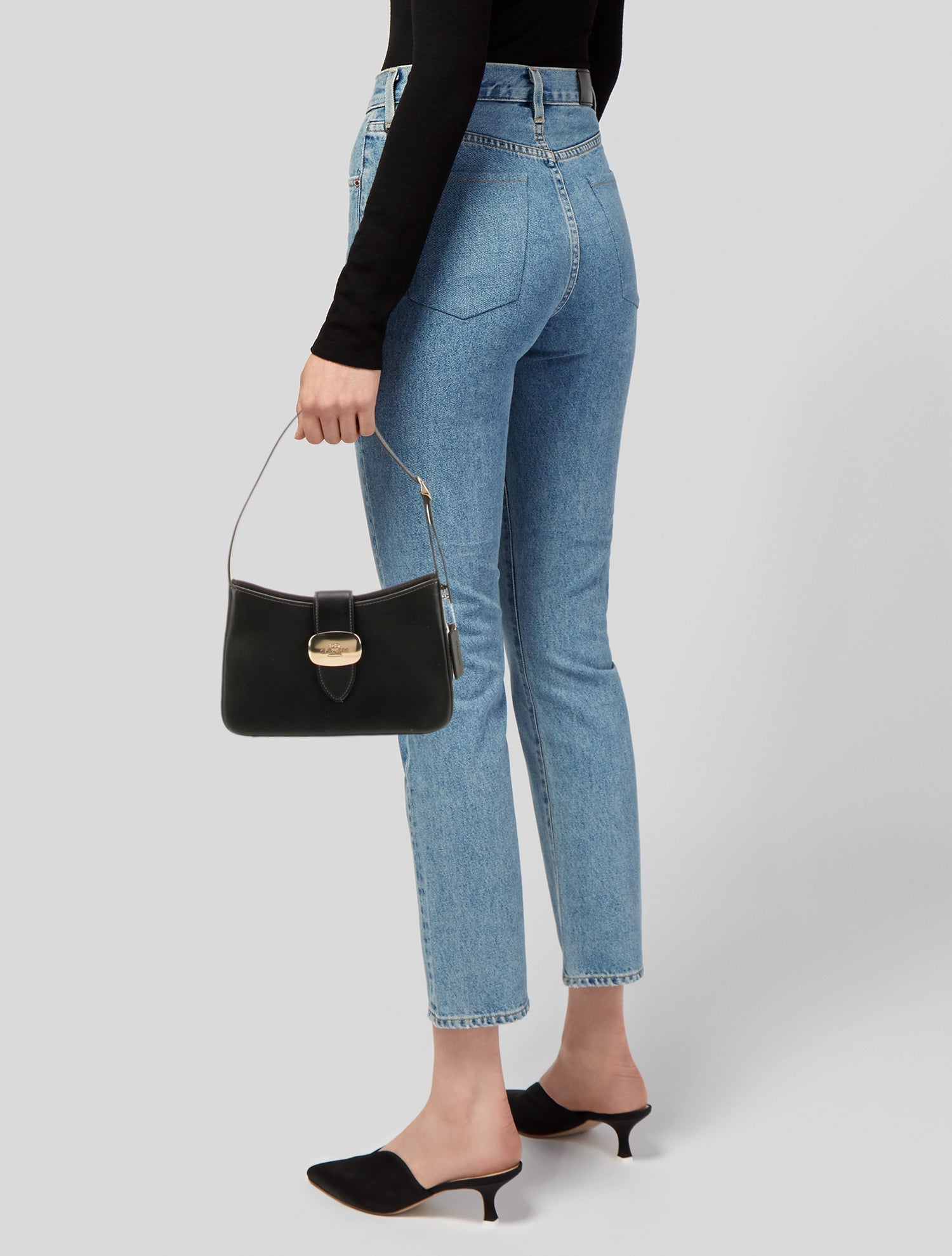 Coach Leather Shoulder Bag