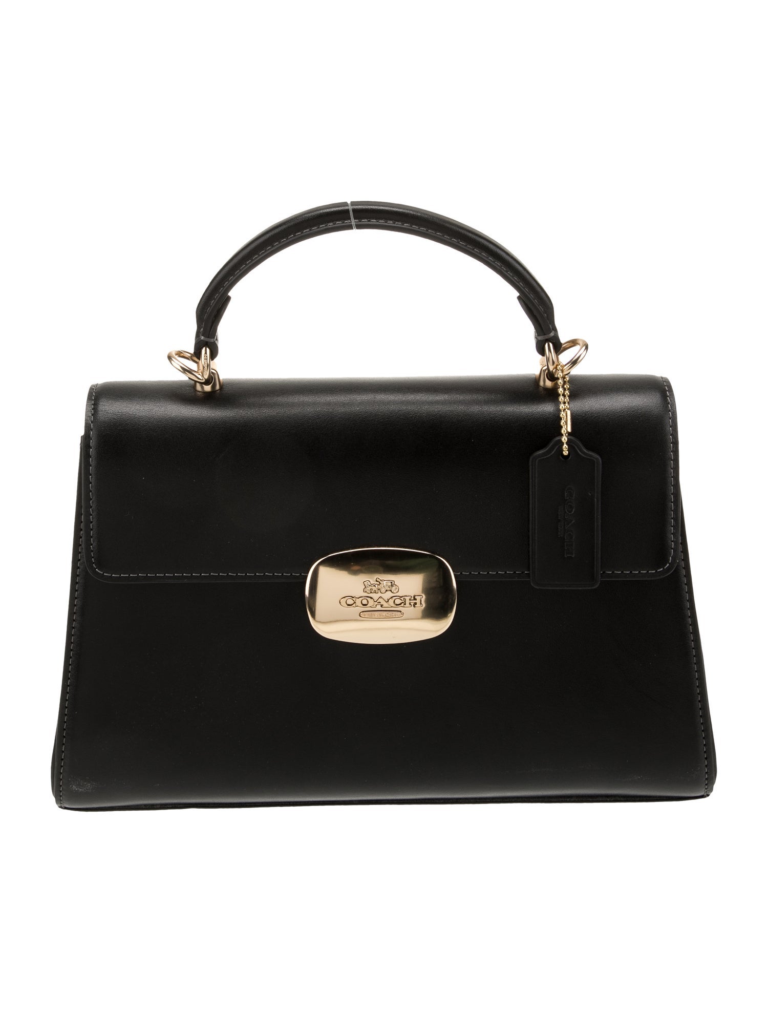 Coach Leather Top Handle Bag