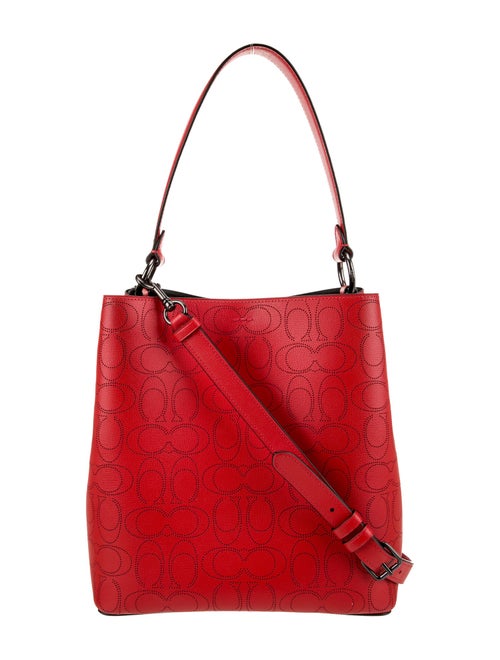 Coach Leather Bucket Bag