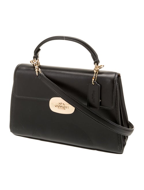 Coach Leather Top Handle Bag