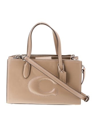 Coach Leather Top Handle Bag