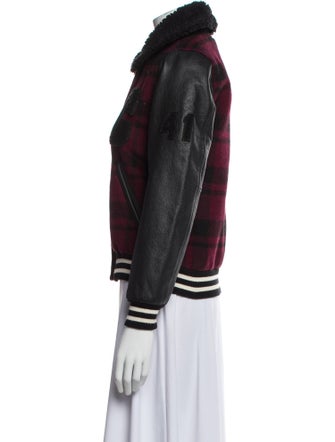 Coach Plaid Print Jacket