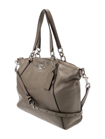 Coach Leather Top Handle Bag