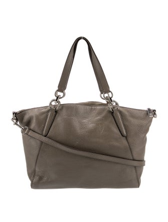 Coach Leather Top Handle Bag
