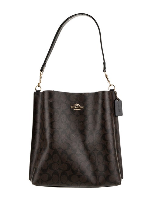 Coach Leather Bucket Bag