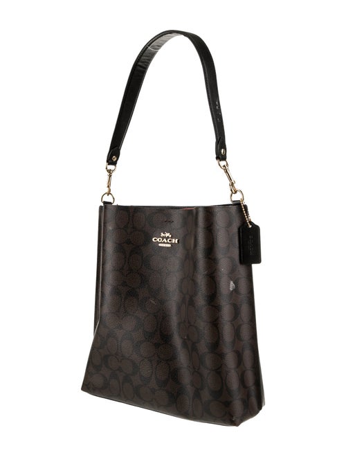 Coach Leather Bucket Bag