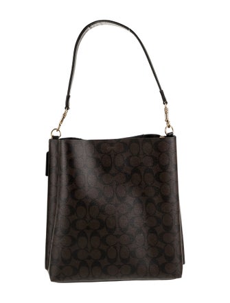 Coach Leather Bucket Bag