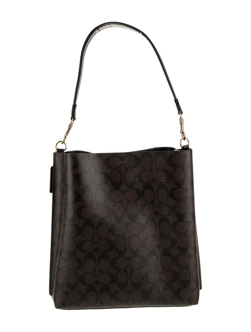 Coach Leather Bucket Bag