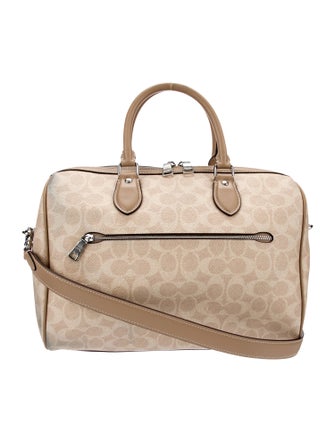 Coach Leather Top Handle Bag