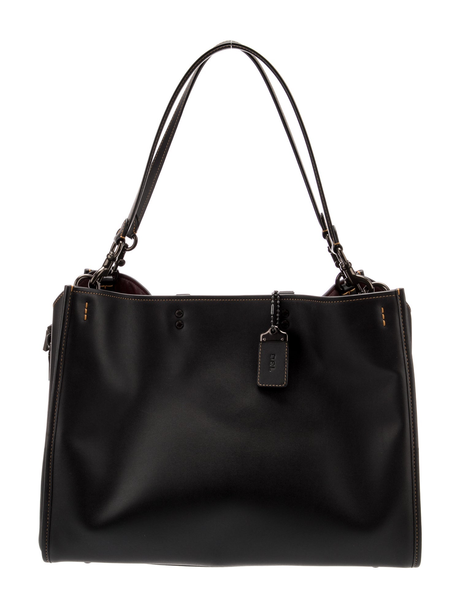Coach Leather Top Handle Bag