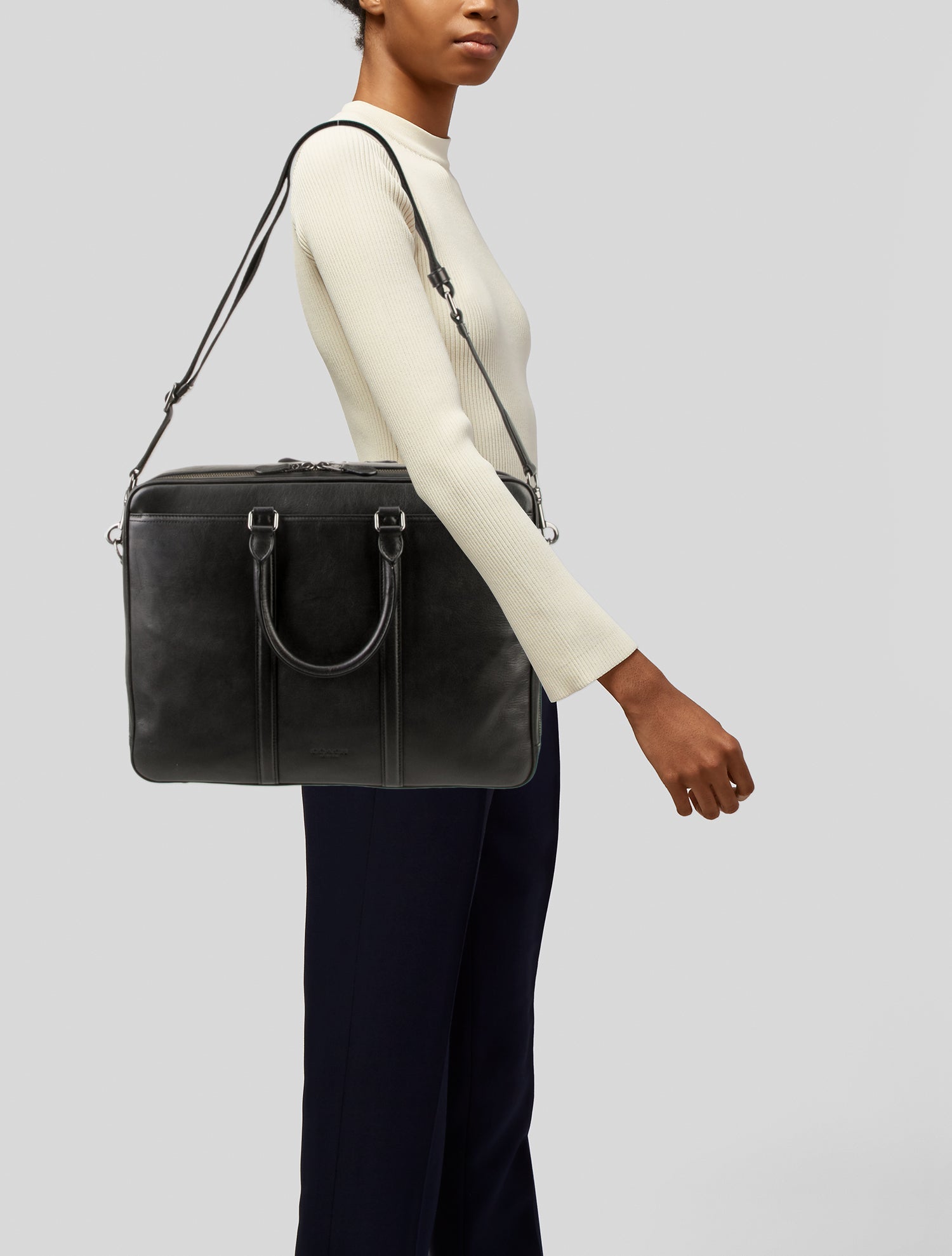 Coach Leather Briefcase