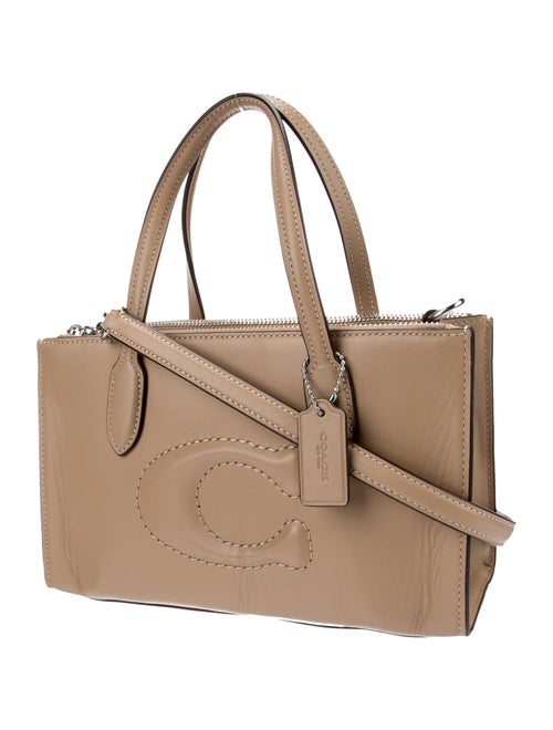 Coach Leather Top Handle Bag