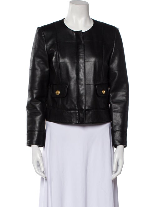 Coach Lamb Leather Biker Jacket